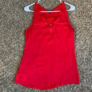 Express women’s red flowy tank top. Sz: small